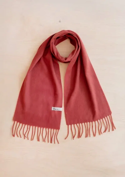 Tbco Lambswool Block Color Scarf In Pink