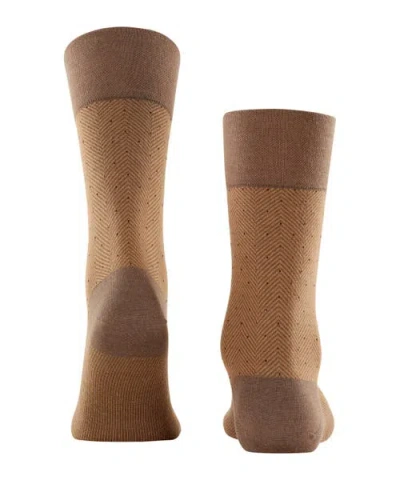 Falke Sensitive Herringbone Socks For Diabetics In Brown