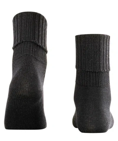 Falke Striggings Rib Boot Socks In Black