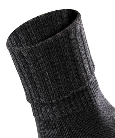 Falke Striggings Rib Boot Socks In Black