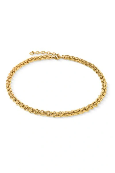 Coeur De Lion Halskette Mesh Chain Classic Gold