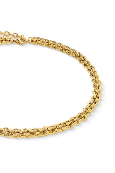 Coeur De Lion Halskette Mesh Chain Classic Gold