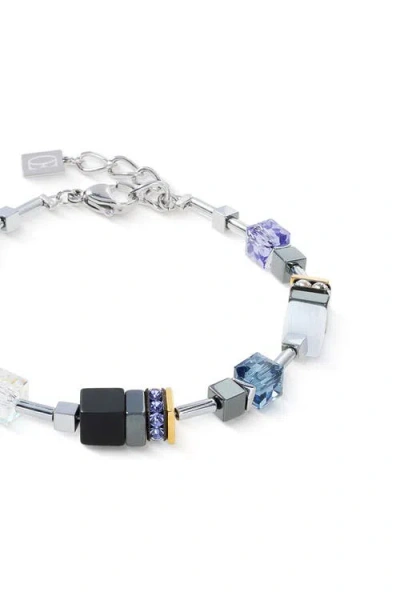 Coeur De Lion Geocube® Precious Motion Armband Blue Moon Bicolor In Multi