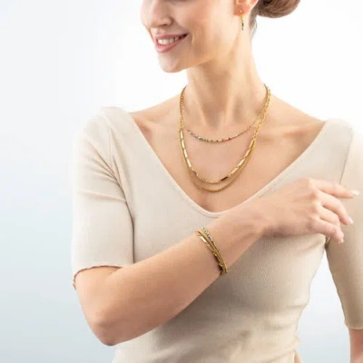 Coeur De Lion Armband Twisted Layers Gold