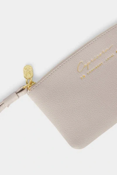 Katie Loxton Zodiac Wristlet Pouch In White