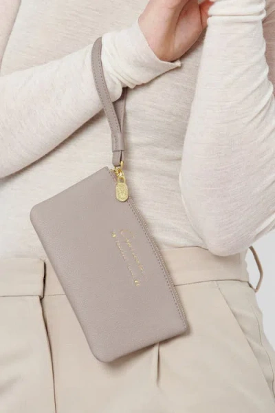 Katie Loxton Zodiac Wristlet Pouch In White