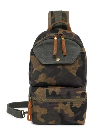 Tsd Brand Mountain Leaf Rugged Trail Ready Sling Bag In Multi