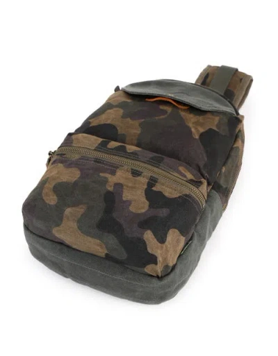 Tsd Brand Mountain Leaf Rugged Trail Ready Sling Bag In Multi