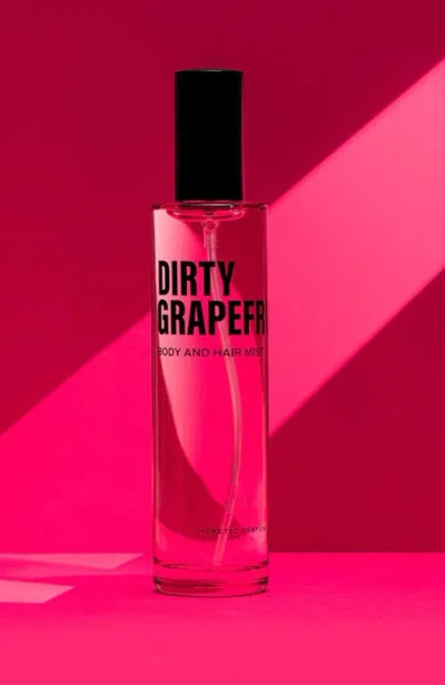 Heretic Dirty Grapefruit Body Mist In Multi