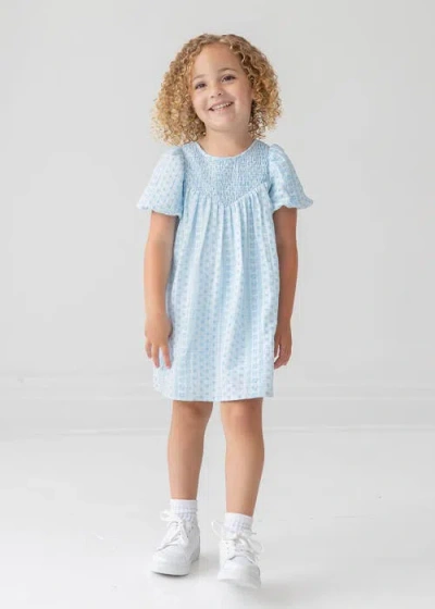 Mabel + Honey Dixie Dress In Blue