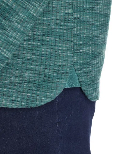 Robert Graham Dxl Big & Tall 1/4-zip Pullover In Green