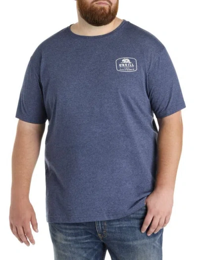 O'neill Big & Tall Cali Native Graphic Tee In Blue