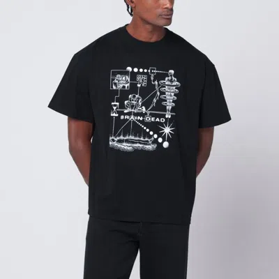 Brain Dead Black Mind Puzzle T-shirt In Black