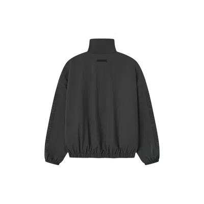 Essentials Tech Nylon Half Zip Track Jacket In Black