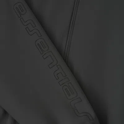 Essentials Tech Nylon Half Zip Track Jacket In Black