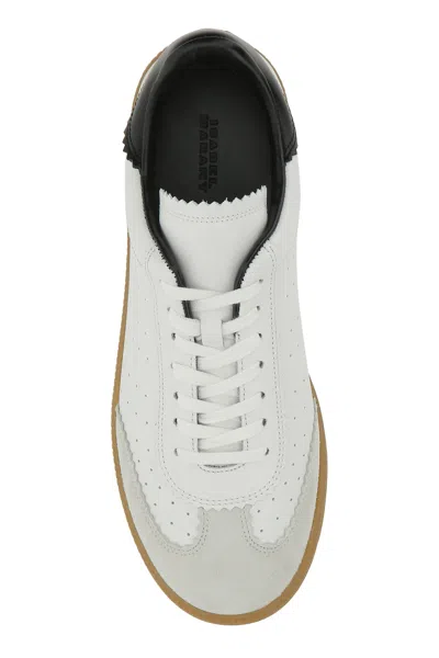Isabel Marant Low-top Sneaker With Perforated White Leather Upper
