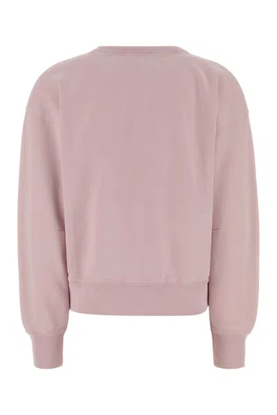 Isabel Marant Étoile Pastel Pink Cotton Blend Mobyli Sweatshirt In Neutral