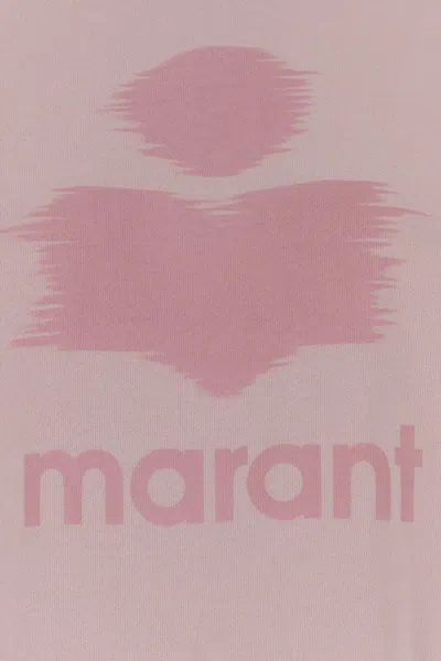 Isabel Marant Étoile Pastel Pink Cotton Blend Mobyli Sweatshirt In Neutral