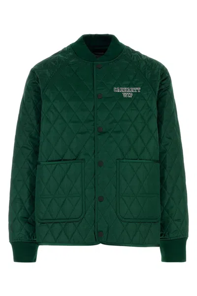 Carhartt Wip Emerald Green Polyester Alumni Liner In Green