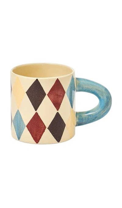 Damson Madder Chubby Mug In Multi