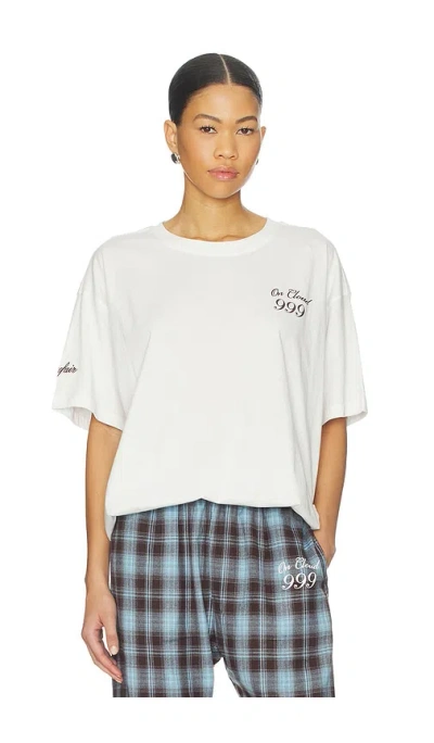 The Mayfair Group On Cloud Nine Oversized Tee In White
