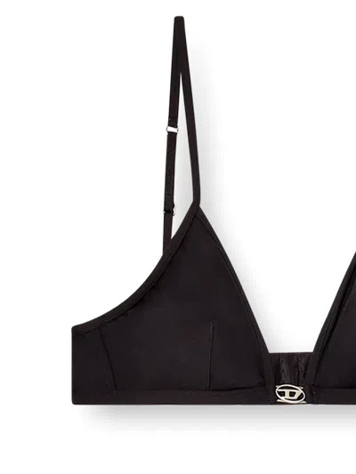 Diesel Triangle Bra In Black