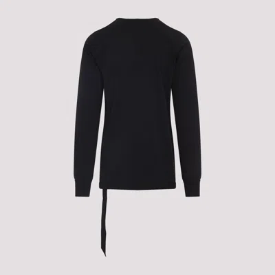 Drkshdw Black Cotton T-shirts In Black