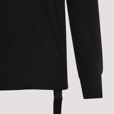 Drkshdw Black Cotton T-shirts In Black