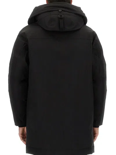 Dsquared2 Black Polyester Trenches And Coats In Black