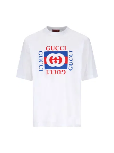 Gucci Interlocking G Cotton Jersey T-shirt In White
