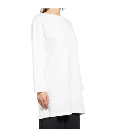 The Row Long-sleeved Top In White