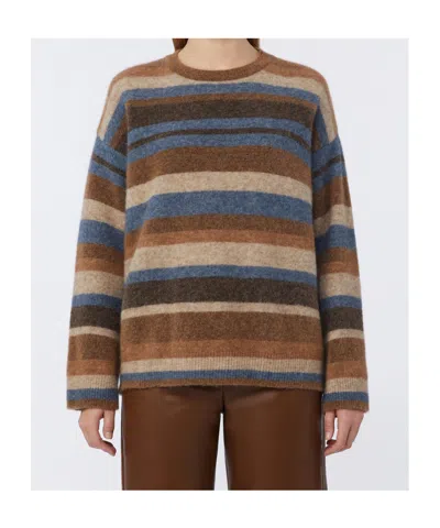 Max Mara Alpaca And Wool Blend Sweater In Multi