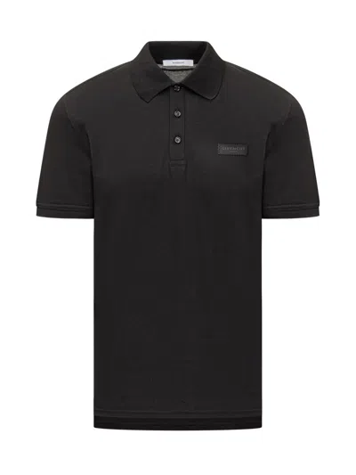 Givenchy Basic Logo Applied Polo In Black