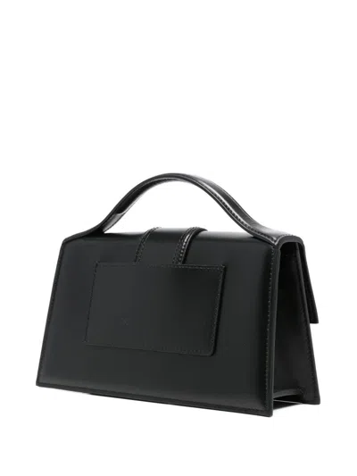 Jacquemus Le Grand Bambino Leather Handbag In Black