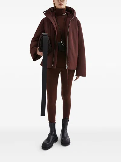 Jil Sander 06 Puffer Jackets Bordeaux In Burgundy