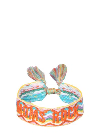 Label K Braided Fabric Bracelet In Multi