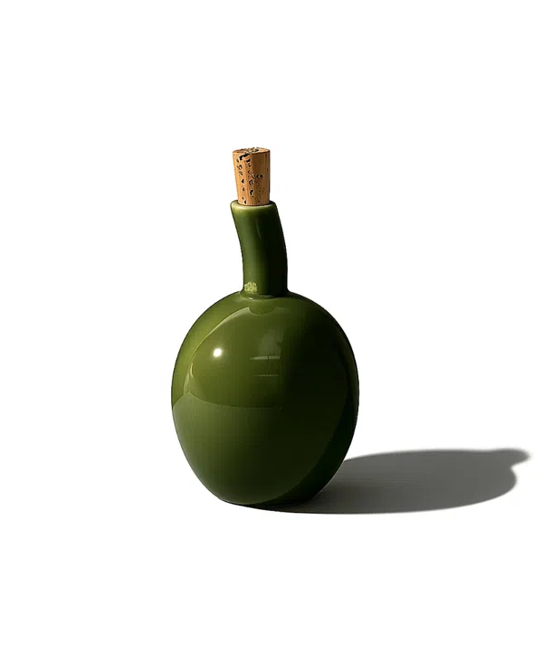 Stoneware Olive Oil Dispenser - Zitouna 34 oz - Thumbnail 2