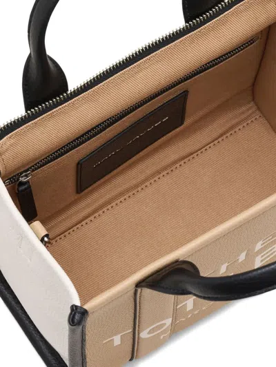 Marc Jacobs Color Block Small Tote Bag In Brown