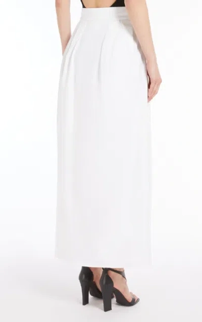 Max Mara Concealed Button Fastening In White