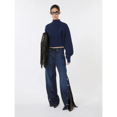 Sportmax Max Mara  Febo Sweater Navy In Blue