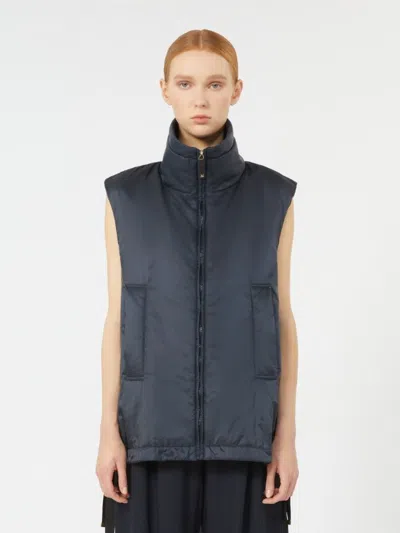 Max Mara The Cube Greenve Sleeveless Puffer Navy In Blue