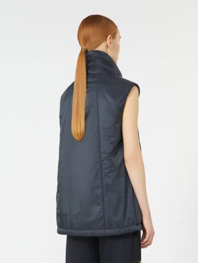 Max Mara The Cube Greenve Sleeveless Puffer Navy In Blue