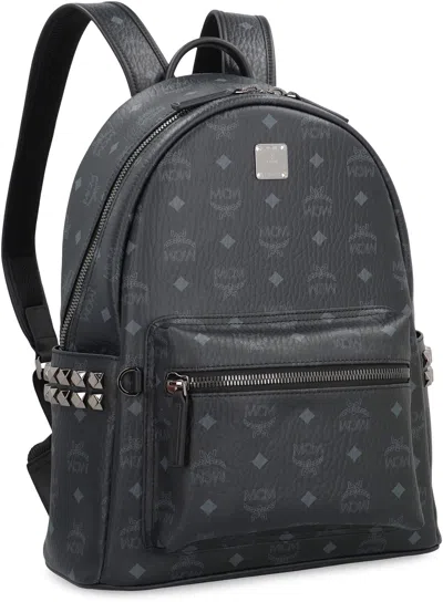 Mcm Visetos Stark Side Studs Backpack In Pink