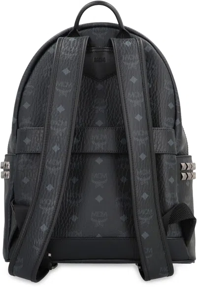 Mcm Visetos Stark Side Studs Backpack In Pink