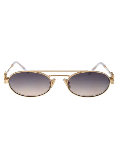 Miu Miu Oro Metal Sunglasses In Multi