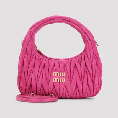 Miu Miu Wander Shoulder Bag In White