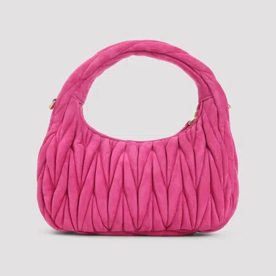 Miu Miu Wander Shoulder Bag In White