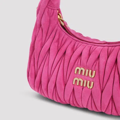 Miu Miu Wander Shoulder Bag In White