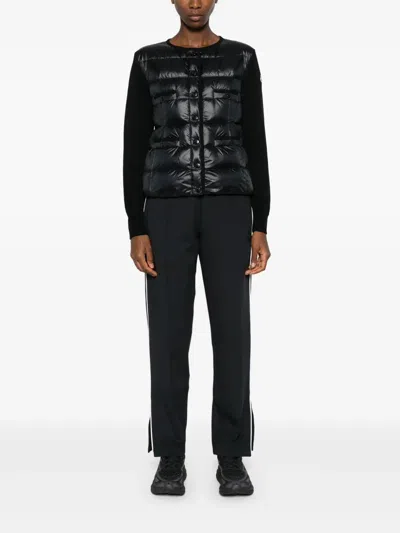 Moncler Multi-panel Design Jacket In Brown