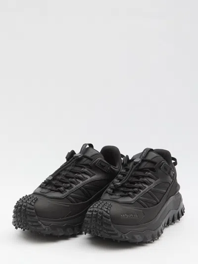 Moncler Trailgrip Gtx Polyamide Sneakers Chunky Sole In Black